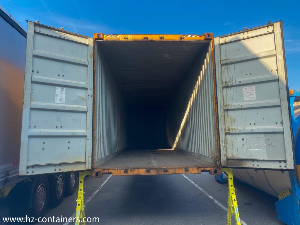Frikoppling av leverans och lossning av containrar