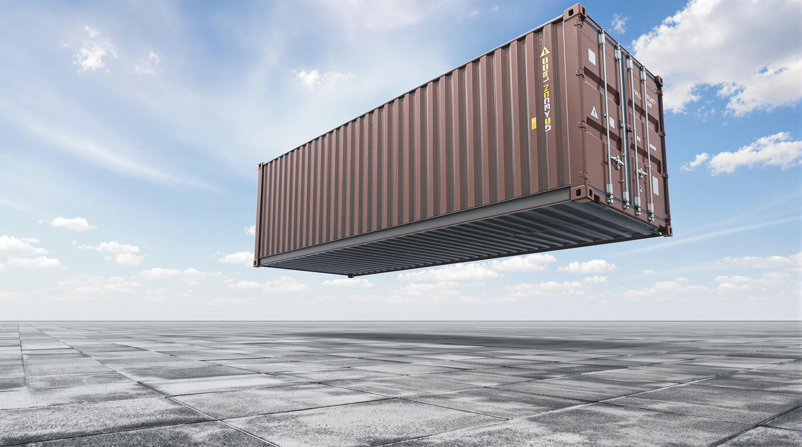 Ytan under containerben